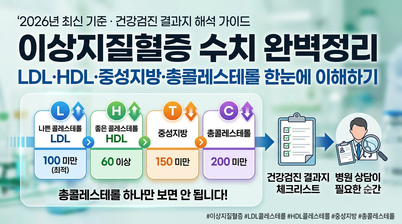 이상지질혈증수치